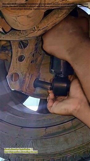 Shock Absorber Installation | Rear Suspension Mounting Process