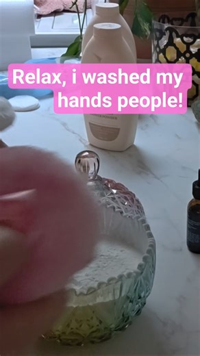 Making homemade dusting powder!