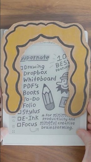 SUPERNOTE NOMAD / why it's the best e inkt tablet #eink #digitalminimalism #supernote
