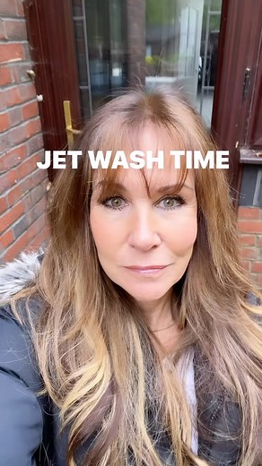 Linda Lusardi on Instagram: "What a dirty job but glad it’s done for another year. Now all we need is some nice weather #jetwashing #springcleaning #garden"