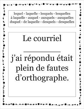 Relative Composed Pronouns - Mini French Lesson