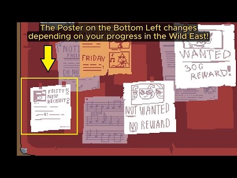 Wild East Progress in Poster Detail! - Undertale Yellow