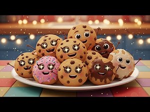 Count the Cookies on the Plate 🍪🍽️ | Numbers Song for Kids | Learn to Count