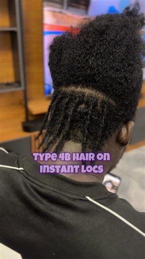 Type 4B Hair and Instant Locs: Perfect Combination
