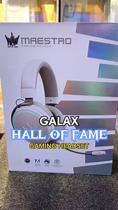 3.9K views | Galax HOF Gaming Headset 朗 #HUBECOMPUTER #gamingheadset #galax #maestro #fbreelsvideo #reelsvideos | HUBE COMPUTER | Facebook
