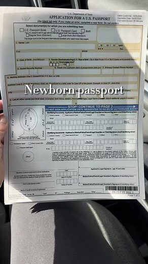 Replying to @Minu Jacqueline Ríos Here’s how we got my son’s passport. You can find the DS-11 form at travel.state.gov and search for it on the search bar. I didnt know if my office had them so I printed it to be safe #momsoftiktok #momtok #momlife #sahm #sahmsoftiktok #newborn #newbornpassport #passport