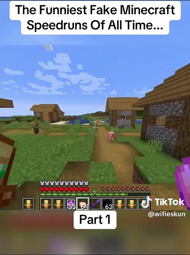 The #Funniest #Fake #Minecraft #Speedruns Of All Time... | minecraft