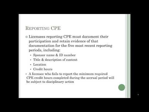 Texas CPE Requirements