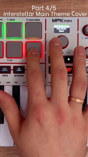 Interstellar Main Theme Cover 🌌 (Part 4/5) #akai #pianocover #stay