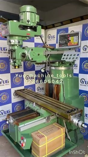 DRO vertical milling machine