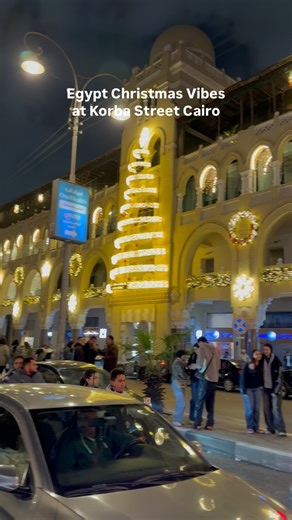 El Korba in Cairo is glowing with festive charm this Christmas season! The historic streets come alive with dazzling lights and decorations, making it the perfect spot to soak in Egypt’s holiday vibes for 2024. Take a stroll through this magical neighborhood and feel the festive spirit that connects tradition with celebration. For more Christmas highlights and updates, visit CairoSpots.com or download our app today! | Cairo Spots