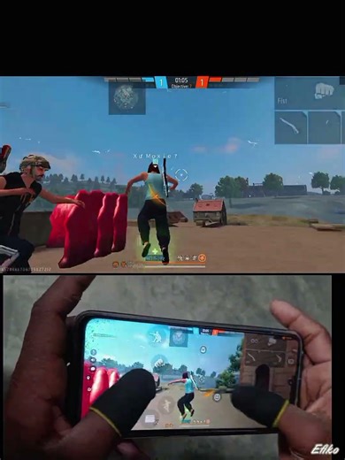 tutorial freestyle #handcam #freefire #shortsviral