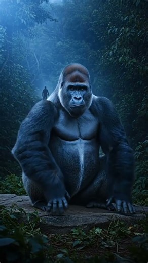 Majestic gorilla #manvsgorilla #entertaininganimals