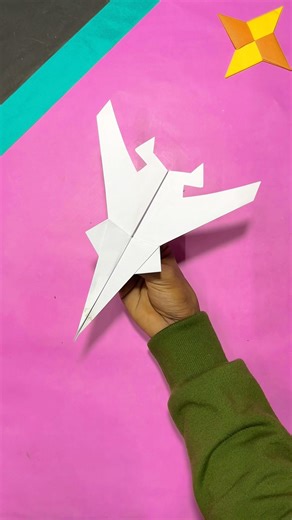 🛩️ Make a Super Fast Paper Fighter Jet | DIY #shorts