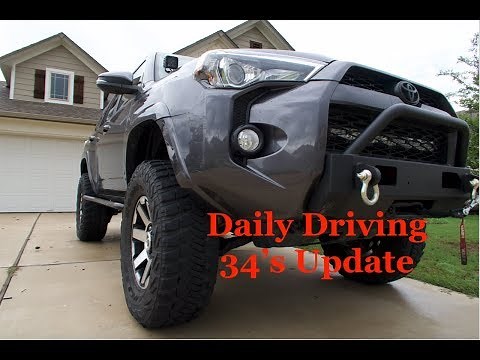 5th Gen 4Runner on 34's Quick Update - Daily Driving / Offroading - S3E17