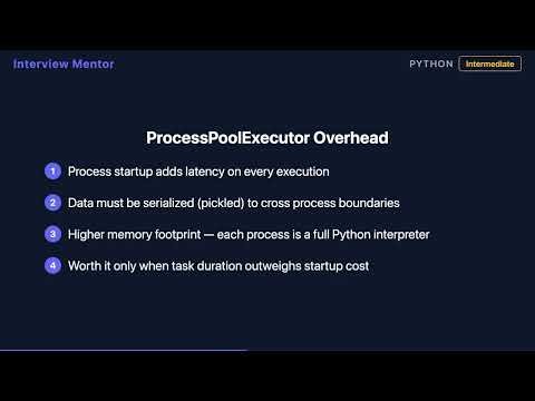 ProcessPoolExecutor vs ThreadPoolExecutor in Python