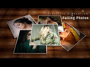 Realistic Simulation of Falling Photos Slideshow After Effects Tutorial