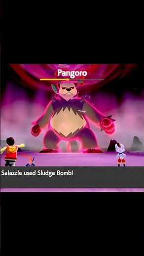 Pokémon Sword - Salazzle Used Sludge Bomb! (1)