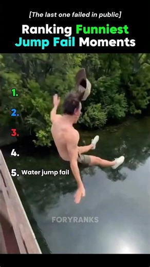 Ranking Funniest Jump Fails 🤣