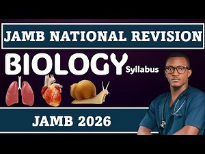 JAMB BIOLOGY SYLLABUS (JAMB AND WAEC 2026) (UTME 2026)