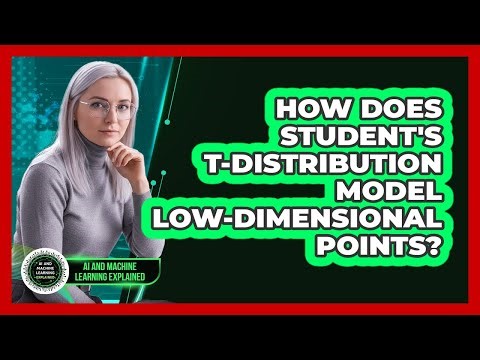 How Does Student's T-Distribution Model Low-Dimensional Points?