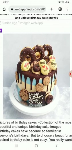 Pictures of birthday cakes - Collection of the most beautiful and unique birthday cake images #webappninja https://www.webappninja.com/2023/04/pictures-of-birthday-cakes-collection.html