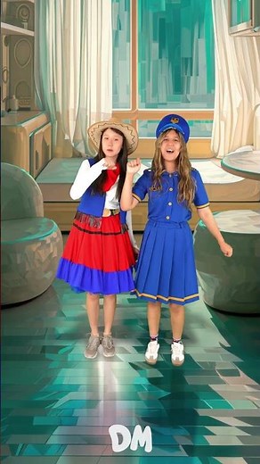 Brush, Brush, Brush Your Teeth Song CowGirl and PoliceGirl