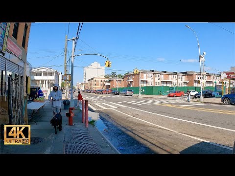 [4K]🇺🇸Walking On Pitkin Ave Brooklyn New York