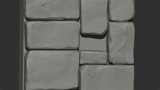 Zbrush 2024 ！雕刻风格化的岩石块 ！