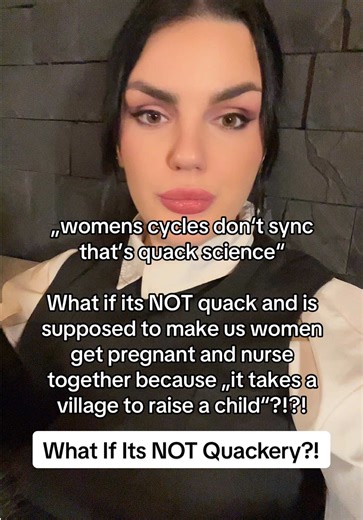 This liced rent-free in my head!! Studies show cycle convergence can happen in close living situations, not because of magic, but because endocrine systems are sensitive to shared routines and pheromonal signals. Is it guaranteed? No. Is it possible? Yes. Is women’s health under-researched? Absolutely. #womenshealth #hormonehealth #hormoneimbalance #women #science