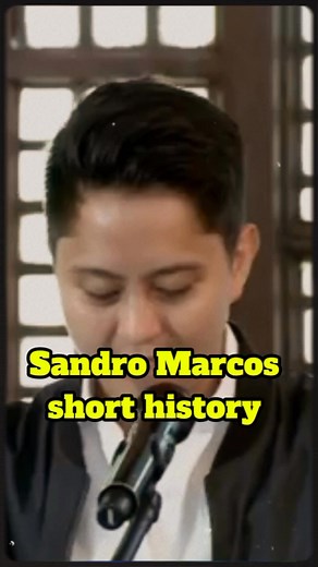 Sandro Marcos short history #sandromarcosshorthistory #sandromarcosservey #representativesandromarcos #servey | Kuwento Mo To