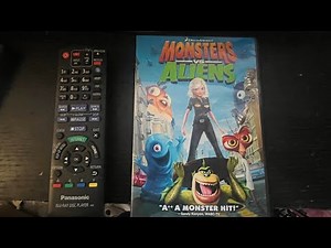 Opening to Monsters Vs Aliens 2009 DvD