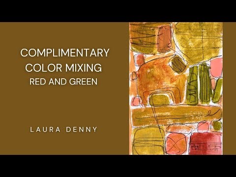 Complimentary Color Mixing (Red and Green)