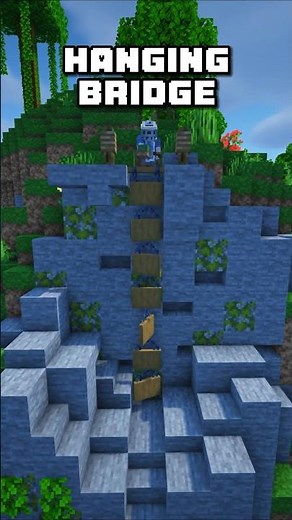 Build this SIMPLE Hanging Bridge in Minecraft 1.20!!
