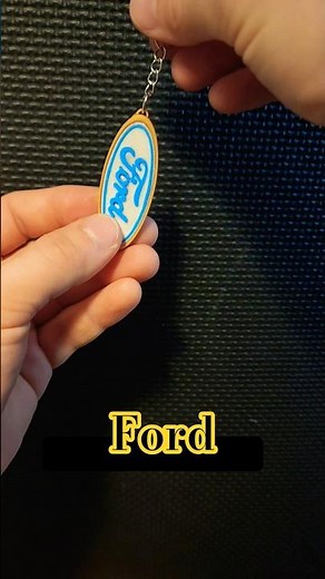 I 3D Printed a Ford Keychain 🚗🖨️