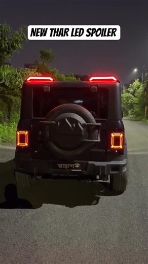 NEW THAR LED SPOILER #thar #caraccessories #tharaccessories #car