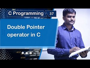Double Pointer Operator in C - C Programming Tutorial 37 🚀