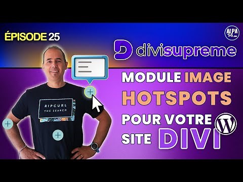 Divi Supreme : Module Hotspots image pour votre site WordPress Divi