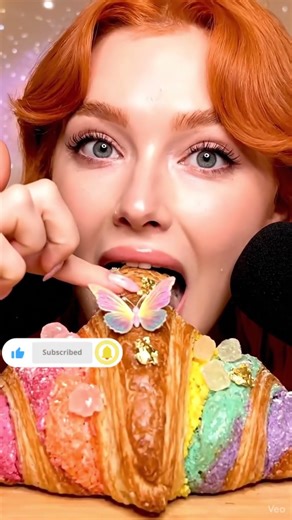 ASMR 🥐 EXTREME LOUD Flaky Croissant CRUNCH! | Satisfying Layered Pastry Eating Sounds#shrots