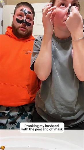 1M views · 20K reactions | Pranking my husband with the peel and off mask #funnyvideos #omg #prank #happy #funnytiktok #fyp #Funny #foryou #usa | Vid Kimberly | Facebook