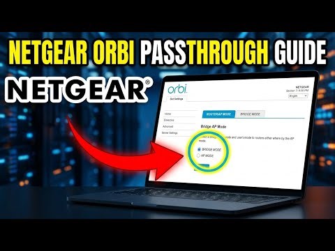 How to configure Netgear Orbi for modem passthrough setup - Full Guide