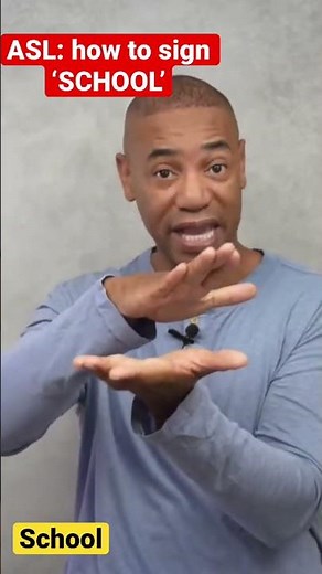 ASL: How to sign "School"