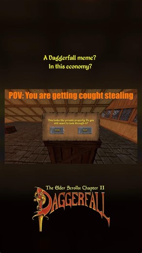 Daggerfall meme? In this economy?