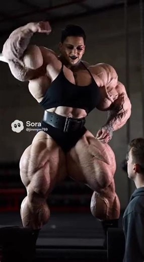 mujer súper musculosa