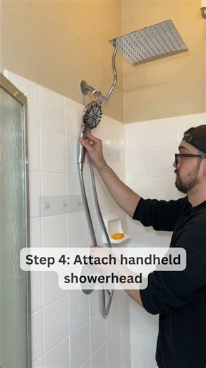 Install the Hibbent Rainfall Showerhead in Minutes | DIY Guide | Link In Bio!