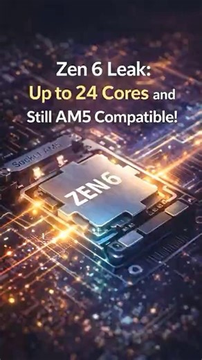 AMD Zen 6 Is Coming — 24 Cores, No New Motherboard Needed!