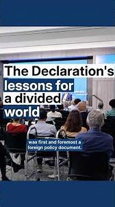 The Declaration’s lessons for a divided world