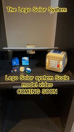 Lego Solar System (All 8 planets) #solarsystem #lego #planets #scalemodel #fyp