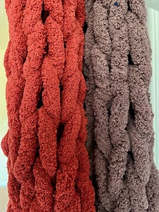 Finger Knit Scarves - Etsy