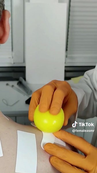 Comprehensive Shoulder Skin Examination & Allergy Test ASMR Video